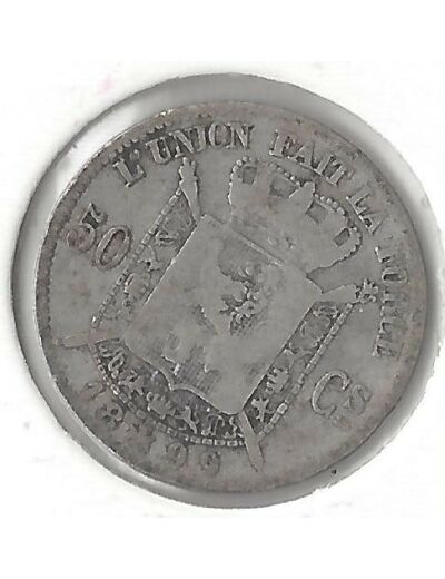 BELGIQUE 50 CENTIMES 1899 FR  B+