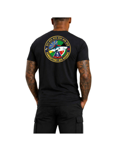 T-shirt requin noir Ultramarins – Combattant des mers