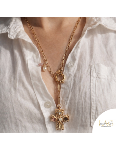 COLLIER CHAPELET PRÉCIEUX