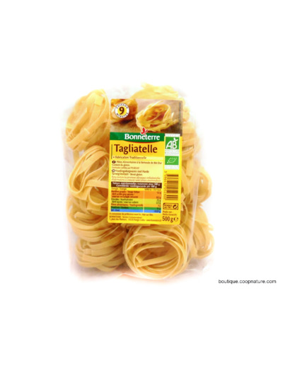 Tagliatelles Blanches Bio 500g