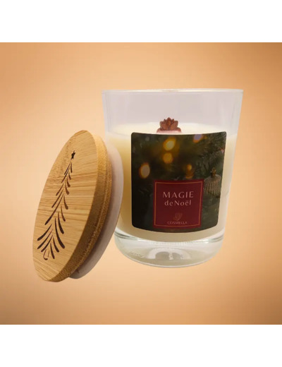 Bougie parfumée rechargeable - Magie de Noël