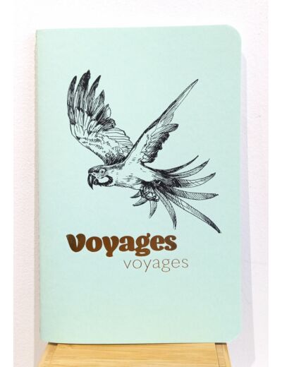 Carnet "voyages" perroquet La maison des impressions