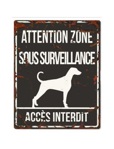 Plaque "Attention" Dalmatien - 4 formats