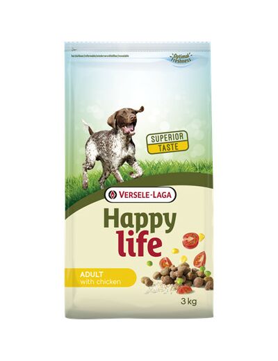 Croquettes Happy Life Poulet - 15kg