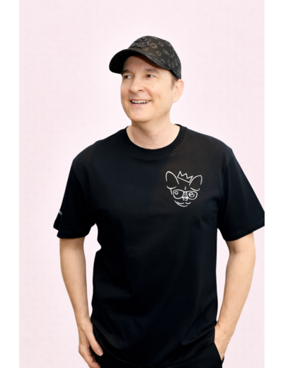 T-shirt Oh la la Chihuahua – Petit logo – Jean-Marc Généreux - 2 couleurs