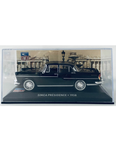 SIMCA PRESIDENCE NOIRE 1958 1/43 BOITE D'ORIGINE