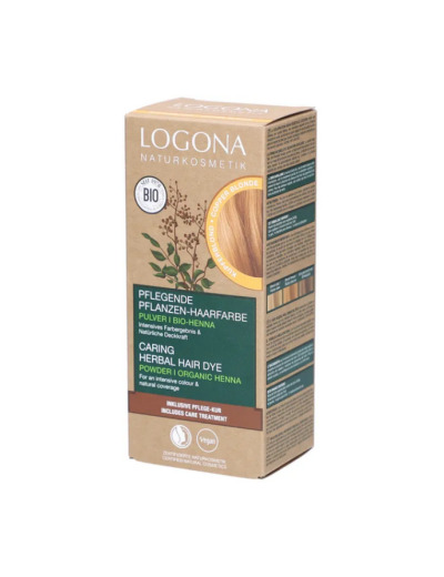 Coloration soin végétale Blond cuivré 100g