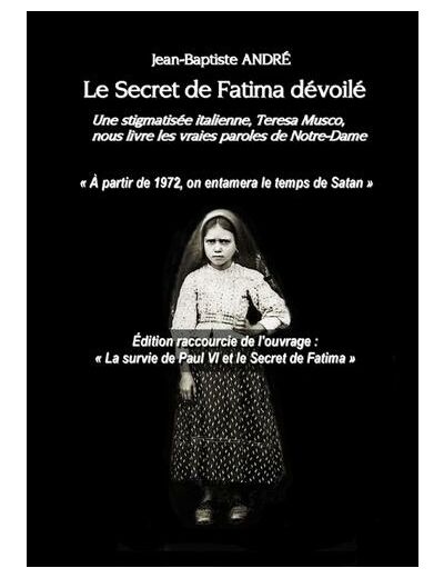Le Secret de Fatima dévoilé