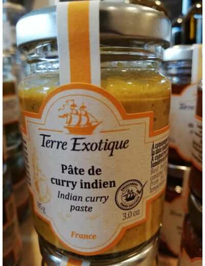 Pâte de curry indien