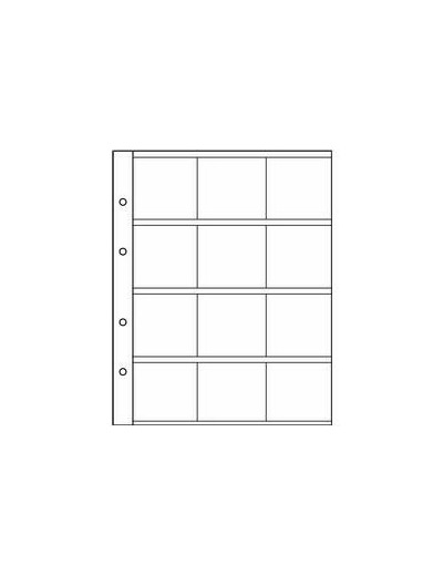 PAGES POUR ETUI CARTON 12 Cases 310444