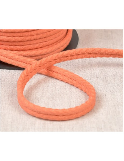 Double passepoil chevron 550 saumon C85 10mm 100% coton le mètre