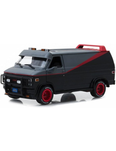 GMC Vandura L'agence Tout Risque Noir et gris 1/24 - Greenlignt 84072