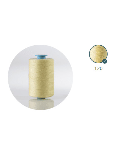 ZX 75 - 120 PAILLE FIL À COUDRE 100% POLYESTER TRÈS RÉSISTANT bobine 1000m