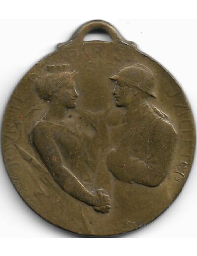 MEDAILLE - JOURNEE DE PARIS 14 JUILLET 1917 TTB