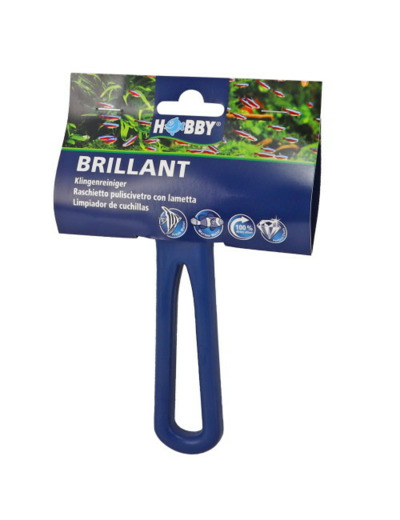 Nettoyeur de vitres avec lame en acier inoxydable