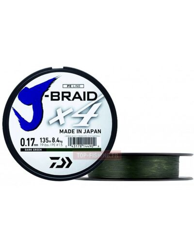 tresse j braid X4 daiwa