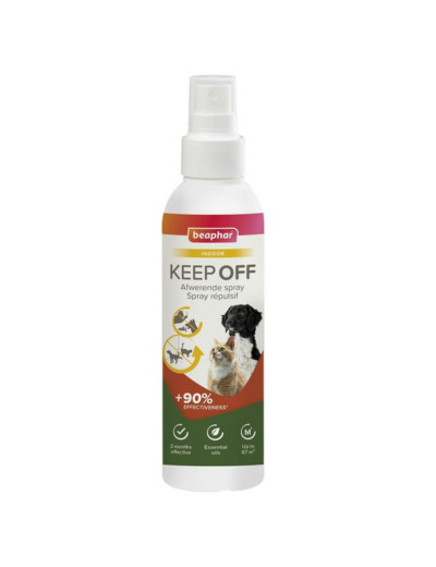 BEAPHAR,  KEEP OFF Spray répulsif INDOOR pour chiens et chats - 200 ml