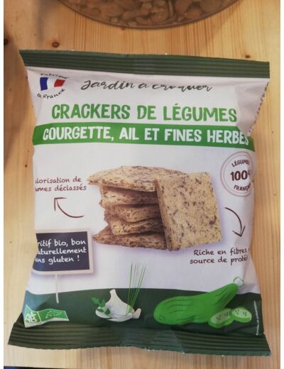 Crackers de légumes BIO ail fines herbes