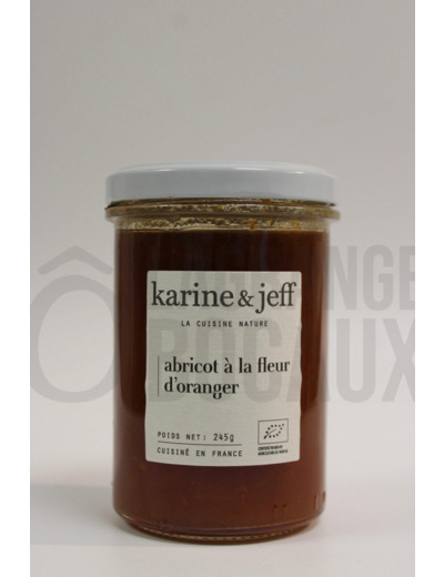 Confiture d'Abricot Fleur d'Oranger - Karine & Jeff - Bio