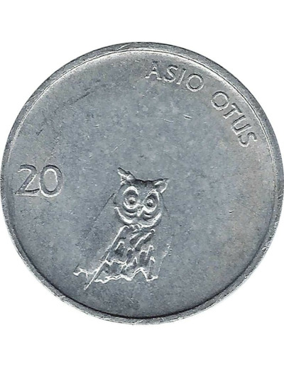 SLOVENIE 20 STOTINOV 1992 TTB+