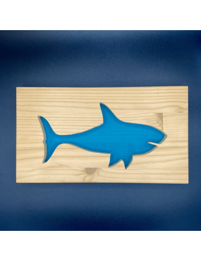 Tableau animal Requin Bleu 2