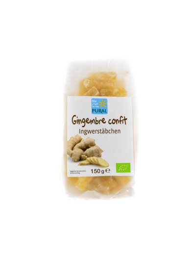 Gingembre Confit Bio 150g