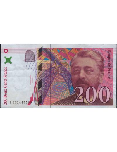 FRANCE 200 FRANCS EIFFEL 1995 J002445569 SUP