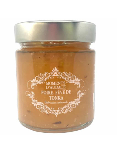 Confiture poire-fève tonka