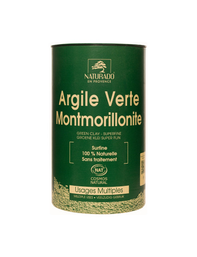 Argile surfine verte Montmorillonite poudreur 300g