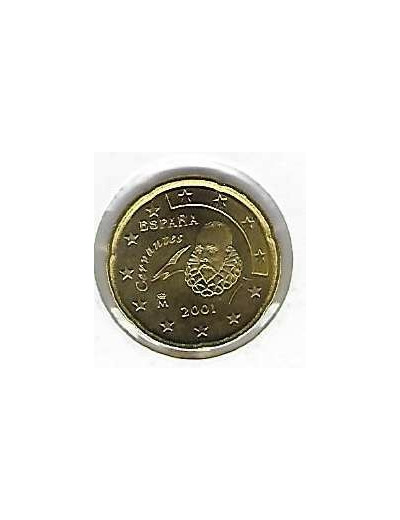 Espagne 2001 20 CENTIMES SUP