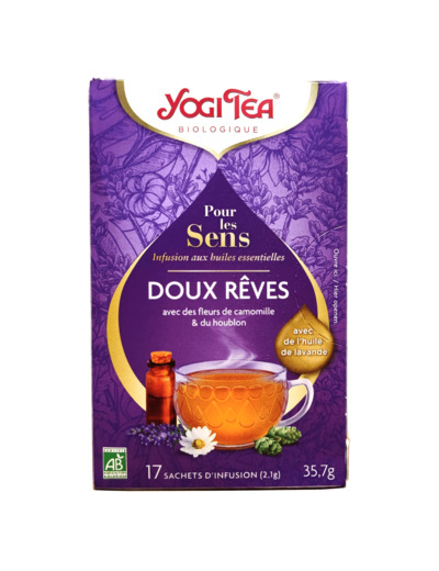 Infusion Doux Rêves Pour les Sens Bio 17 sachets