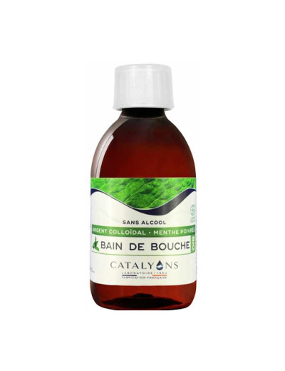 Bain de bouche à l'Argent colloïdal bio 500ml