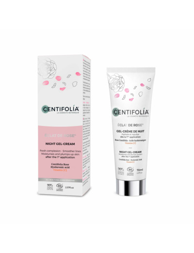 GEL-CREME DE NUIT 70ML Eclat de rose