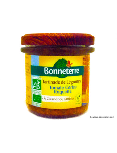 Tartinade de Légumes Tomate & Roquette Bio 135g