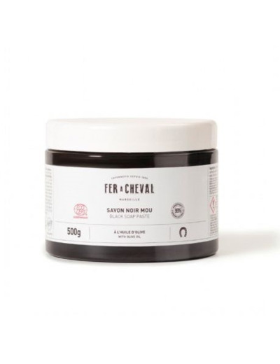 Savon Noir Mou 500 gr Fer à Cheval