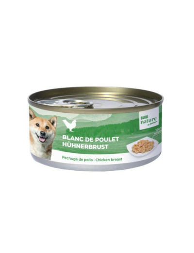 Émincés BUBINATURE pour chien, blanc de poulet - 150g