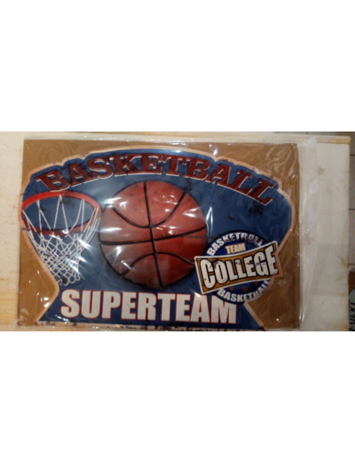 Plaque métal - BasketBall Super Team.