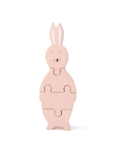 Puzzle en Bois Animaux, Trixie - Mrs Rabbit