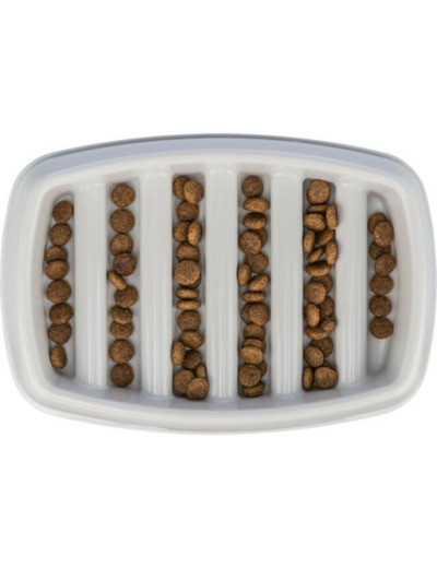 TRIXIE, Gamelle en plastique SLOW FEEDING - 250ml