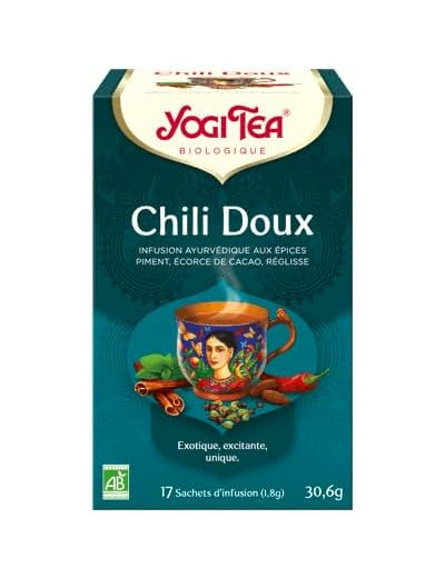 TISANE CHILI DOUX 17X1,8G Yogi Tea