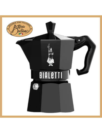 Bialetti Moka 3 tasses Noir