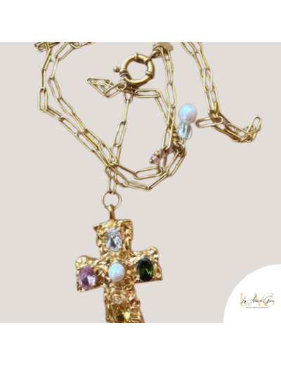 COLLIER CHAPELET PRÉCIEUX