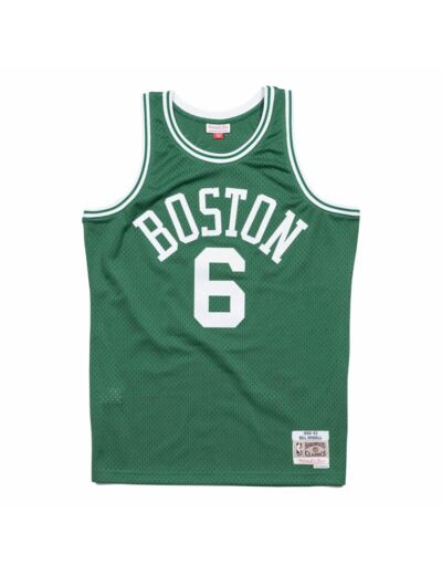 Bill Russell Celtics 1962-63 Numero 6