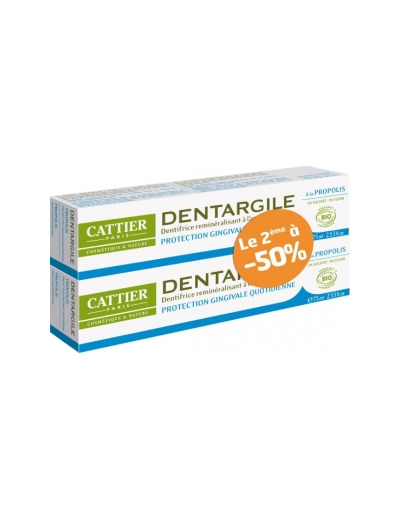 Lot de 2 Dentargile à la Propolis Protection des gencives 2X100g