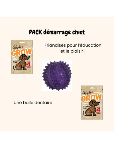 PACK démarrage chiot
