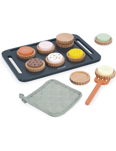 Janod -Atelier Biscuits en Bois - Kit Pâtisserie -