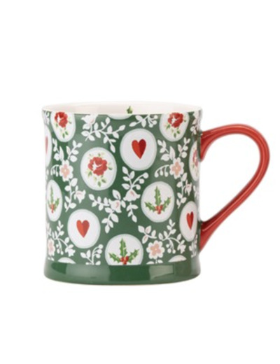 Mug Cath Kidston Holly Spots Mollie Vert
