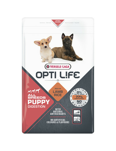 OPTI LIFE pour Chiot, Digestion - 2.5KG