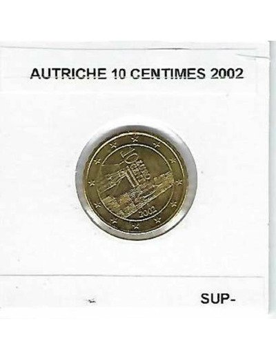 AUTRICHE 2002 10 CENTIMES SUP-