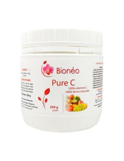 Vitamine C naturelle Poudre- pot 250 g-Bioneo
